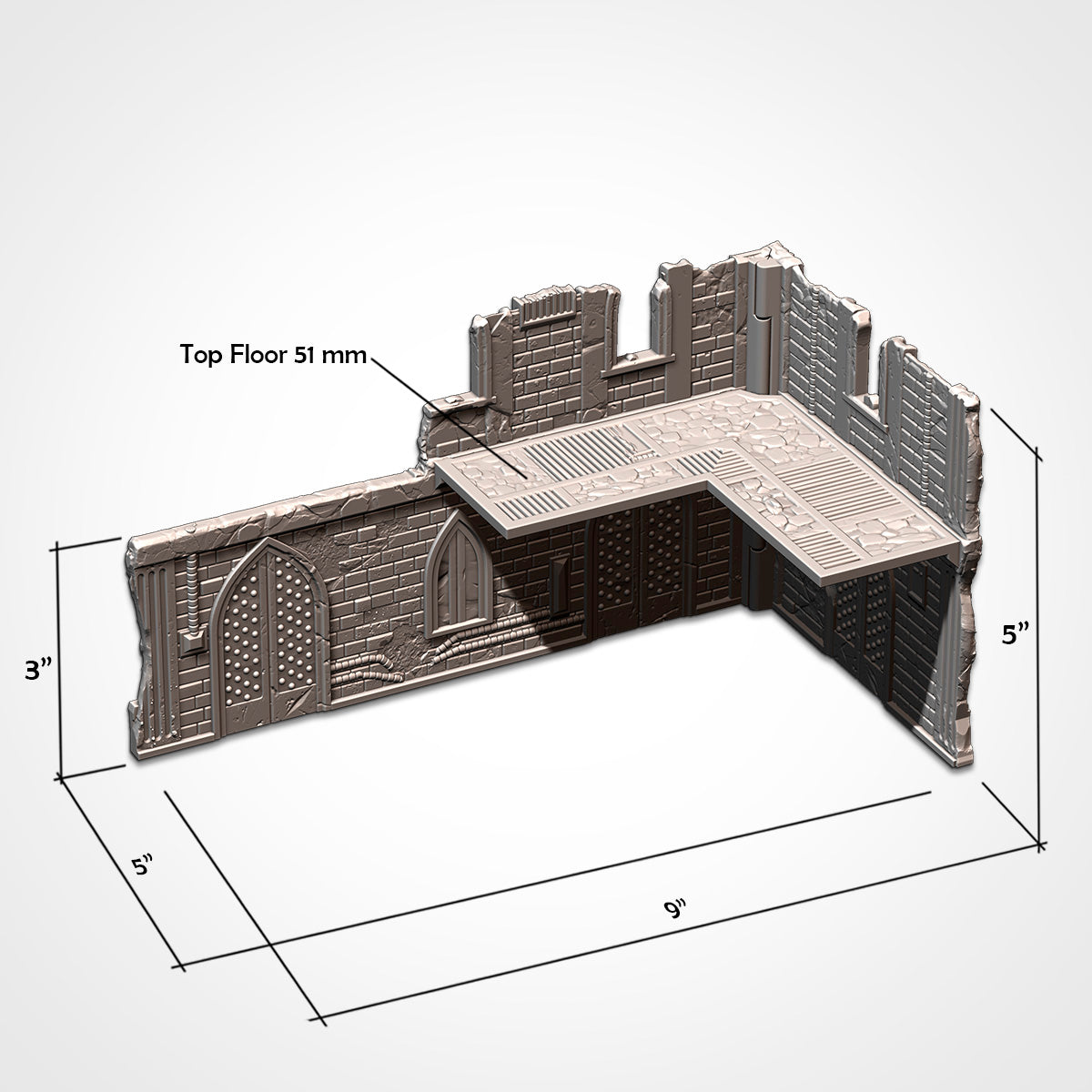 WTC Foldable Cathedral Set – Official 10th Edition Tournament Terrain for 28–32mm Games