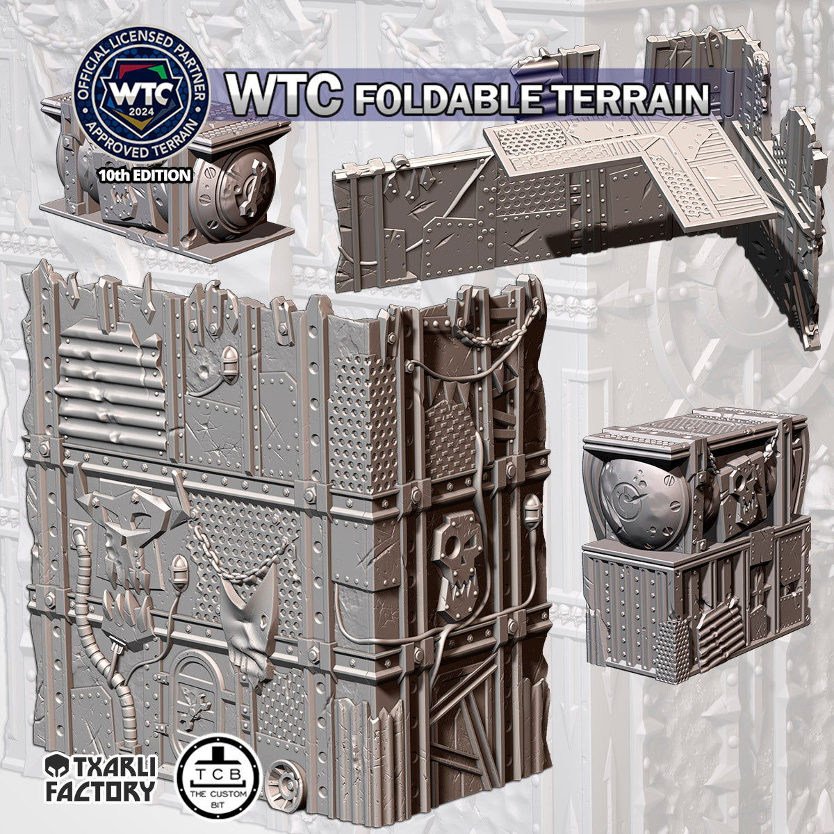 WTC Foldable Orc Set – Official 10th Edition Tournament Terrain for 28–32mm Games
