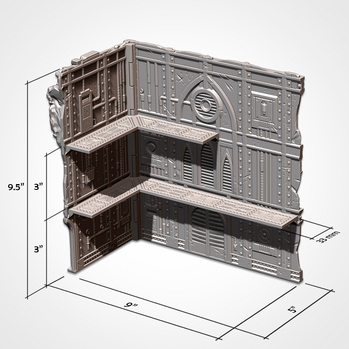 WTC Foldable Industrial Set – Official 10th Edition Tournament Terrain for 28–32mm Games