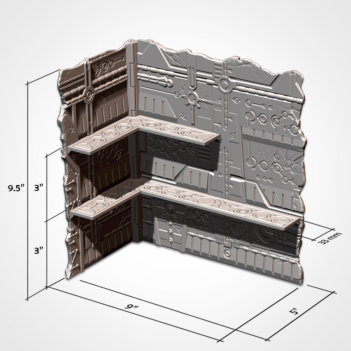 WTC Foldable Necromatons Set – Official 10th Edition Tournament Terrain for 28–32mm Games
