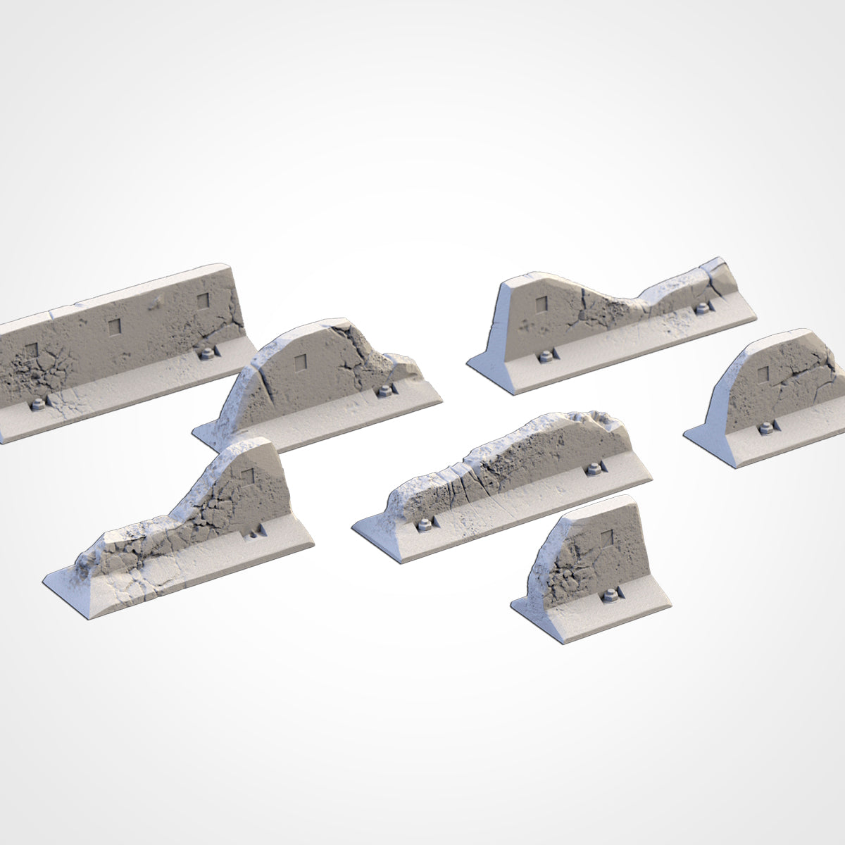 Street Barricades & Sandbags – Modular Cover Terrain for 28–32mm Games