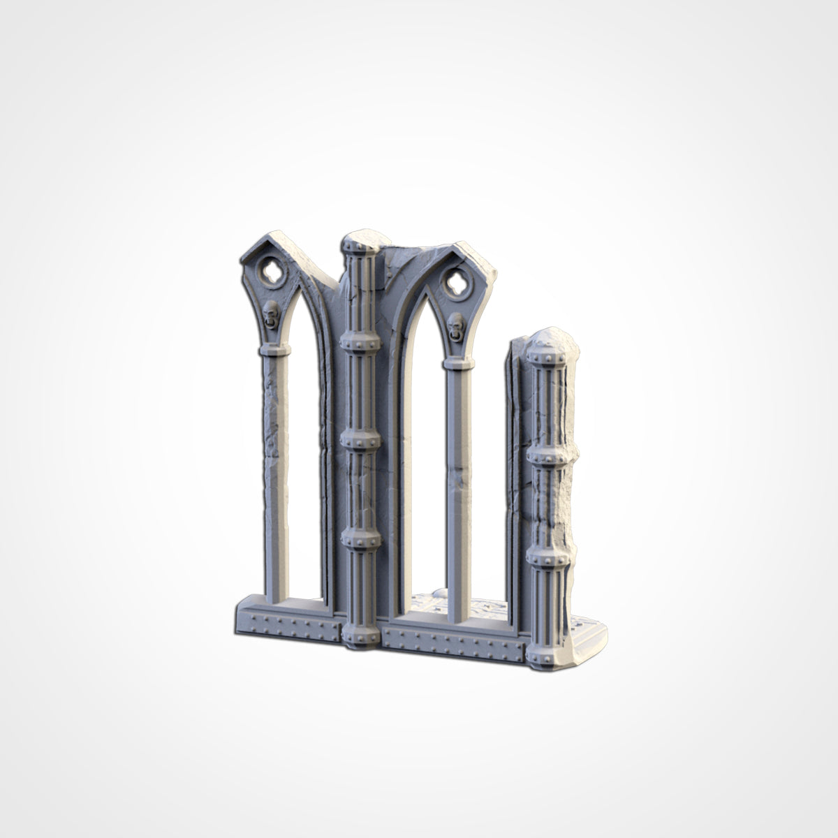 Cathedral Ruins – 3D Printed Gothic Terrain for 28–32mm Games
