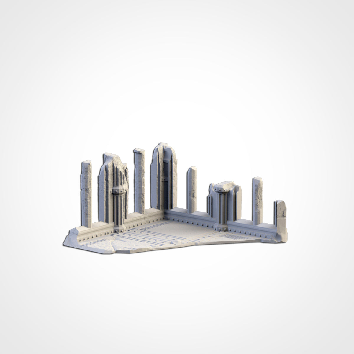 Cathedral Ruins – 3D Printed Gothic Terrain for 28–32mm Games