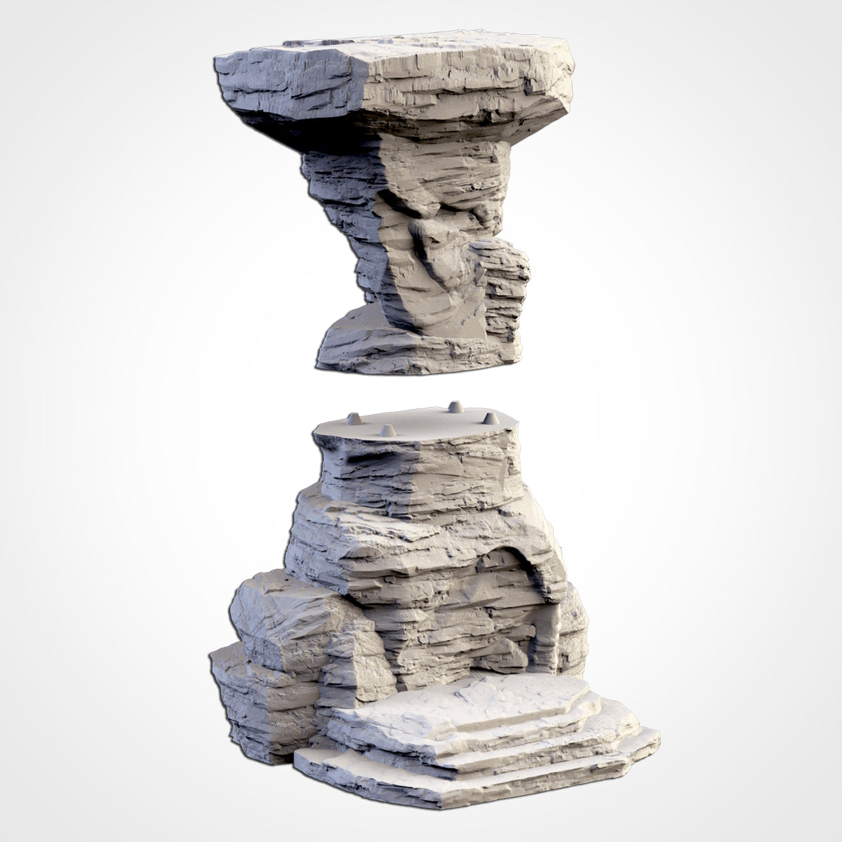 Rocky Mountains – Layered Stone Formations for 28–32mm Wargames