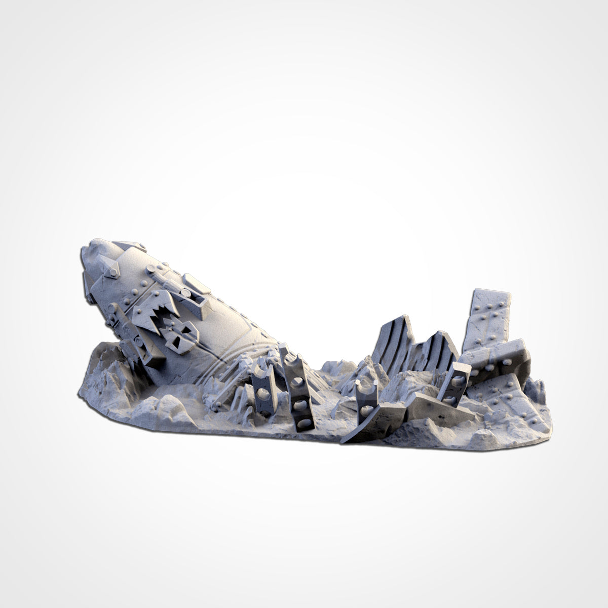 Wrecked Orc Planes – Crashed Aircraft Terrain for 28–32mm Games