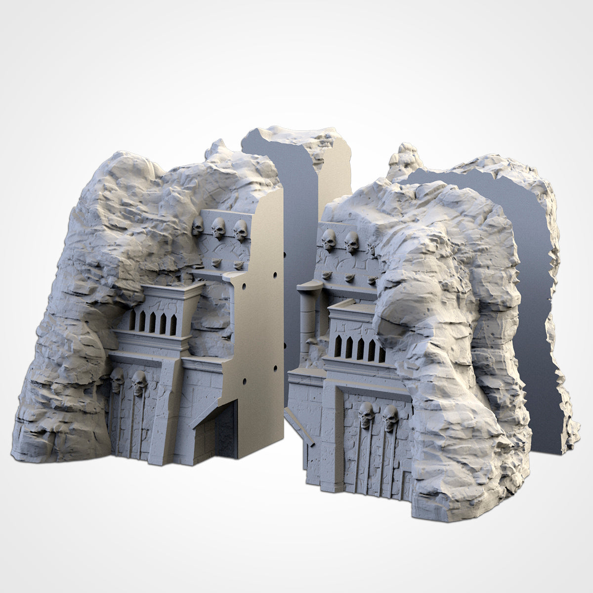 Death Valley – Grim Entrance & Pillar Set for 28–32mm Games