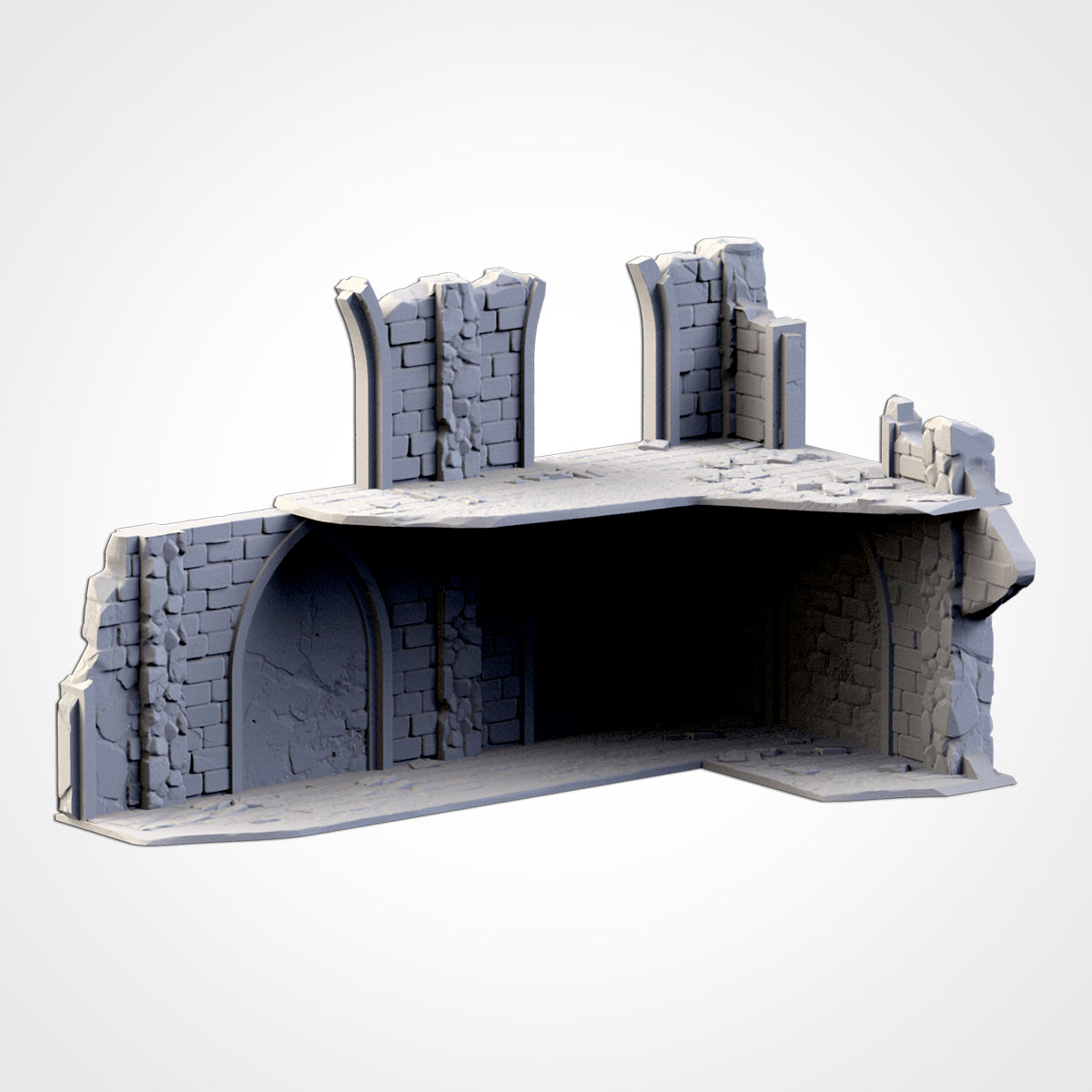 WTC Classic Ruins Set – Static Tournament Terrain for 28–32mm Games