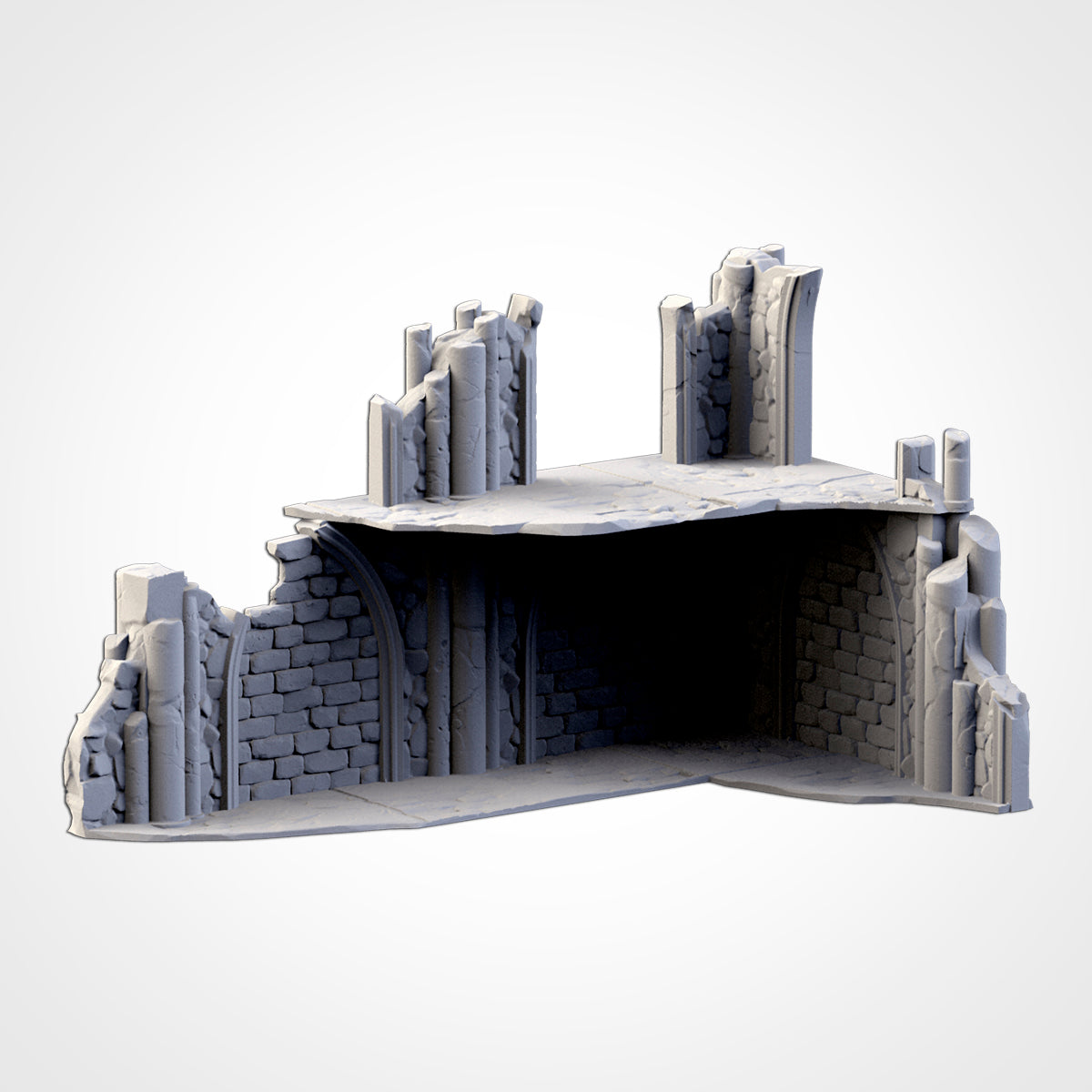 WTC Classic Ruins Set – Static Tournament Terrain for 28–32mm Games