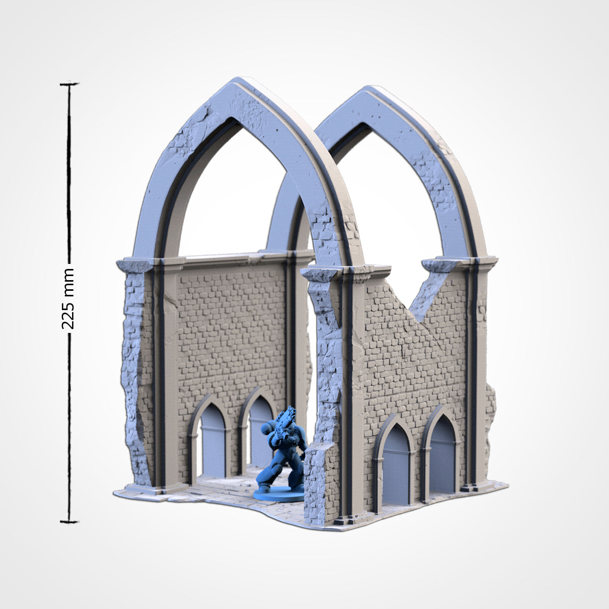 Majestic Ruins – Gothic Arch Terrain for 28–32mm Wargaming