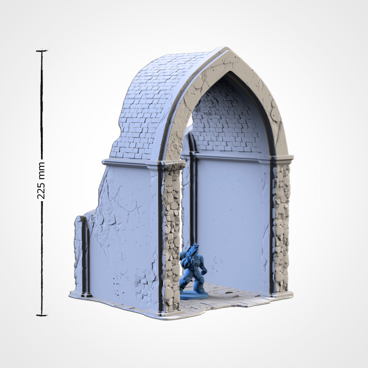 Majestic Ruins – Gothic Arch Terrain for 28–32mm Wargaming