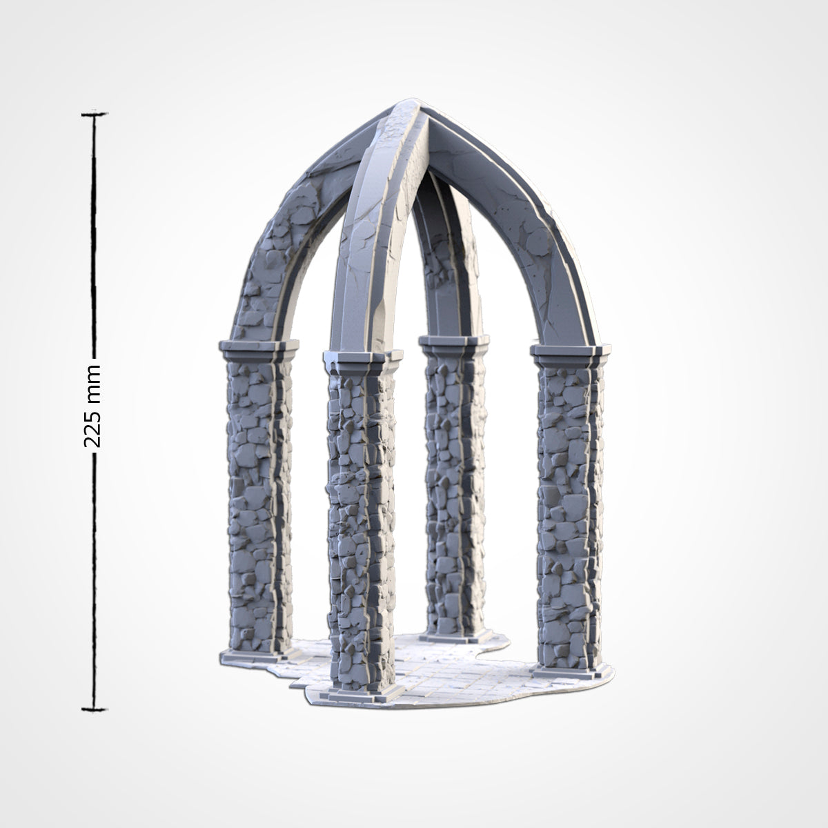 Majestic Ruins – Gothic Arch Terrain for 28–32mm Wargaming