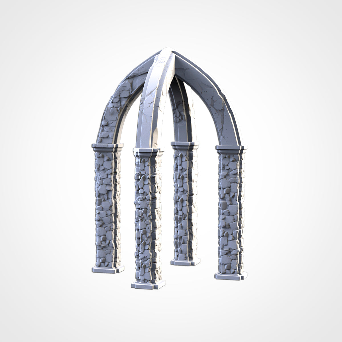 Majestic Ruins – Gothic Arch Terrain for 28–32mm Wargaming