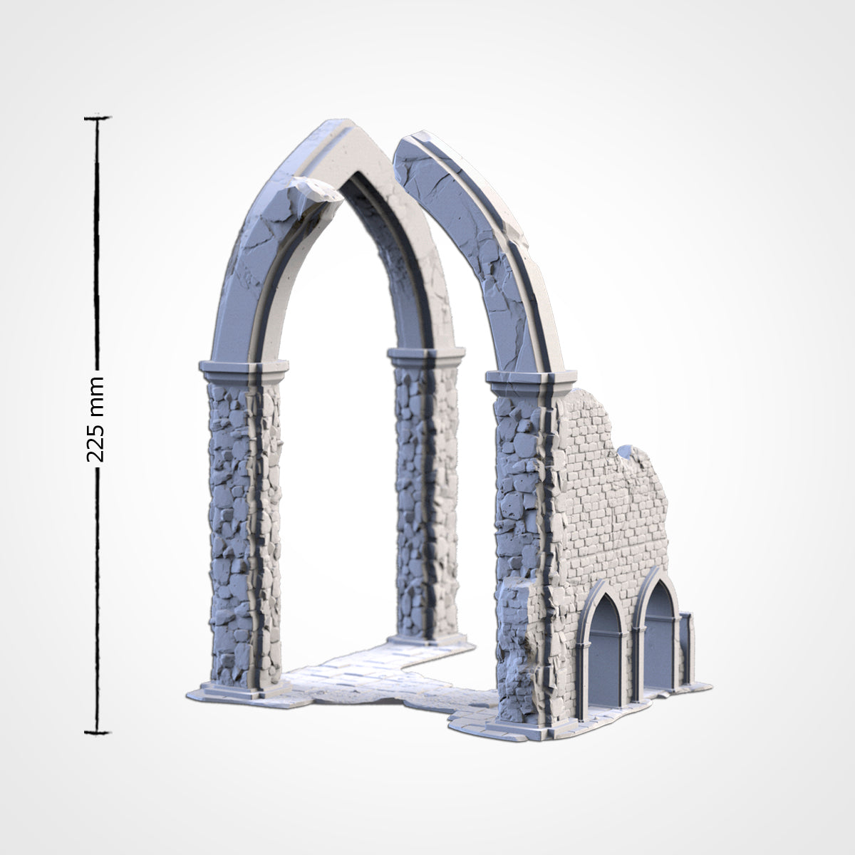 Majestic Ruins – Gothic Arch Terrain for 28–32mm Wargaming