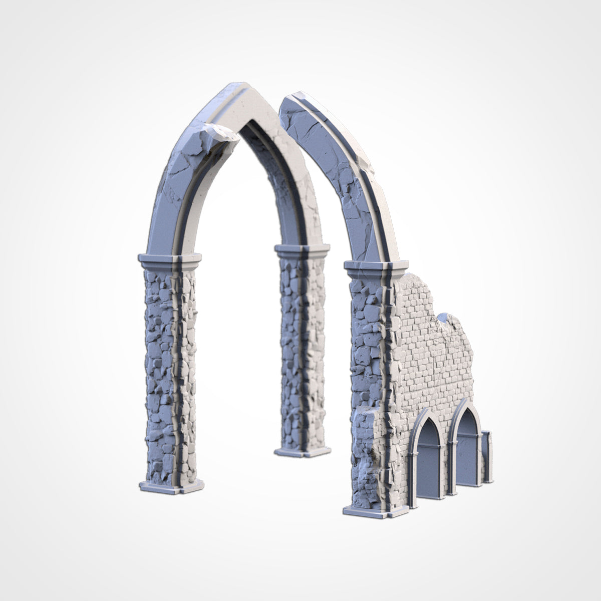 Majestic Ruins – Gothic Arch Terrain for 28–32mm Wargaming