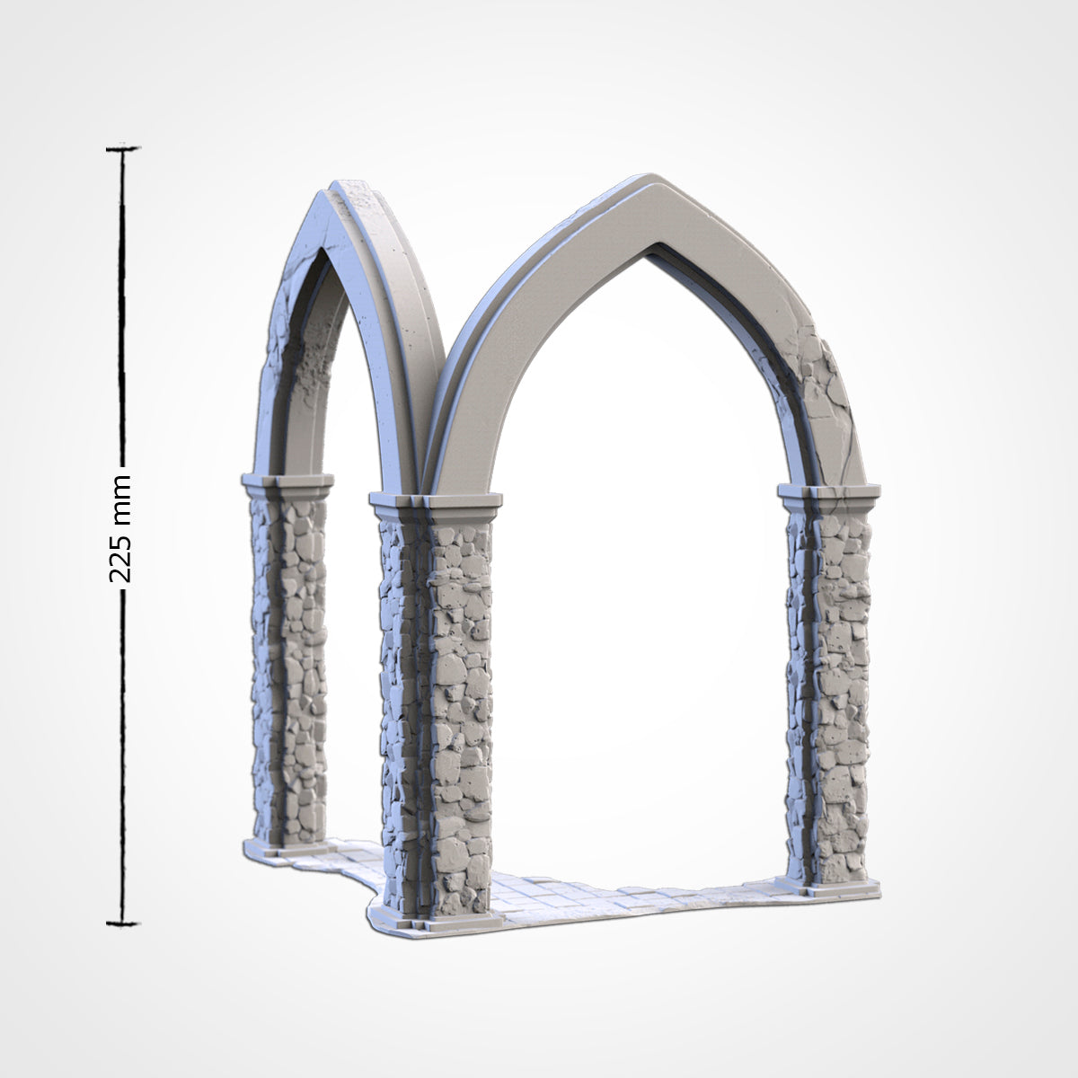 Majestic Ruins – Gothic Arch Terrain for 28–32mm Wargaming