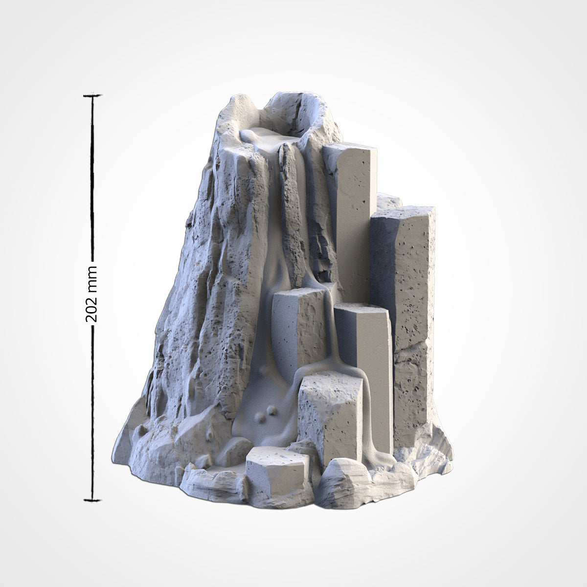 Basalt Volcanoes – 3D Printed Volcanic Terrain for 28–32mm Games