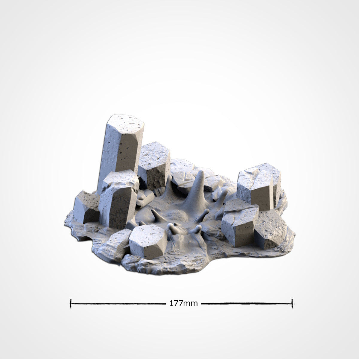 Basalt Volcanoes – 3D Printed Volcanic Terrain for 28–32mm Games