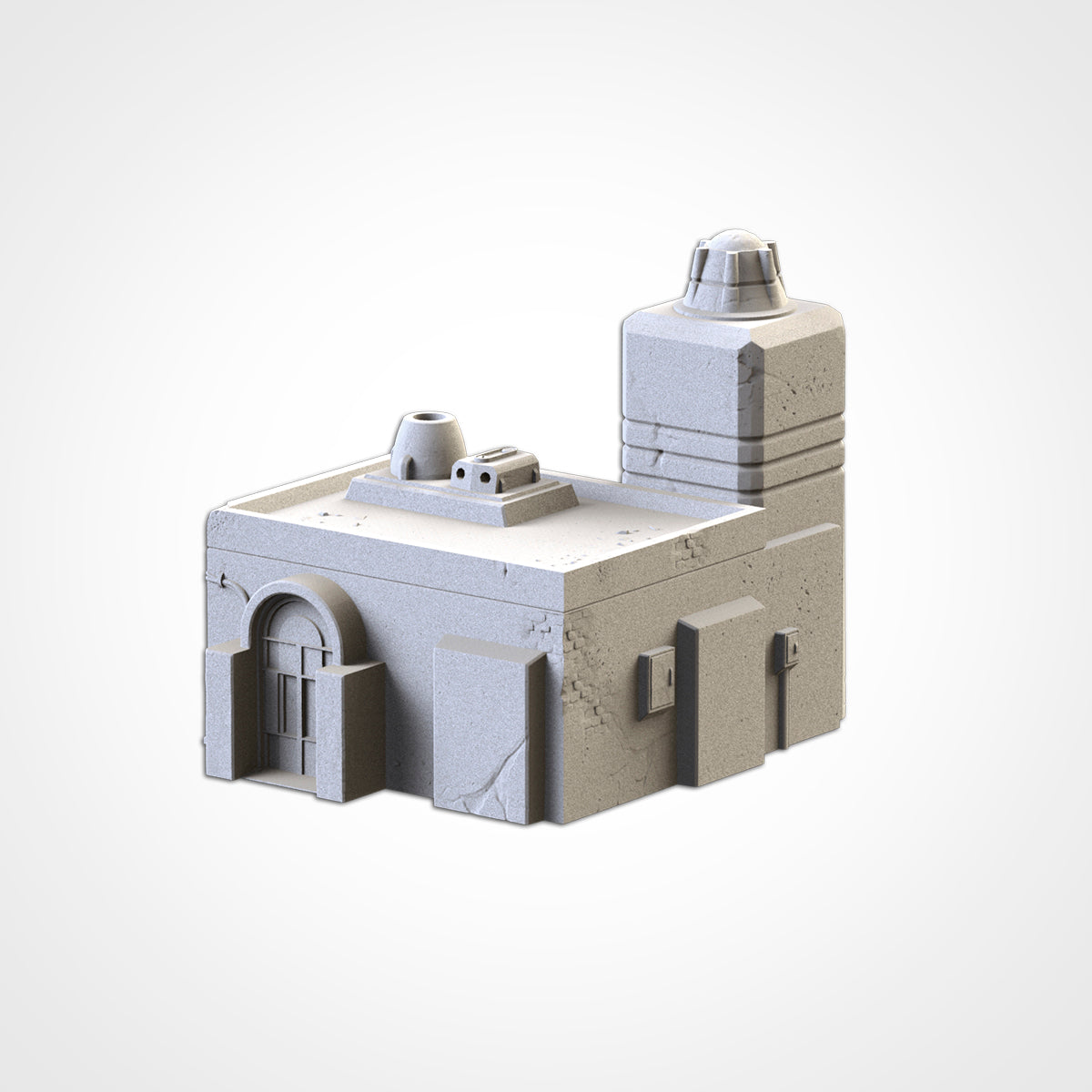 Desert Buildings – Modular Sci-Fi Outpost Set for 28–32mm Games