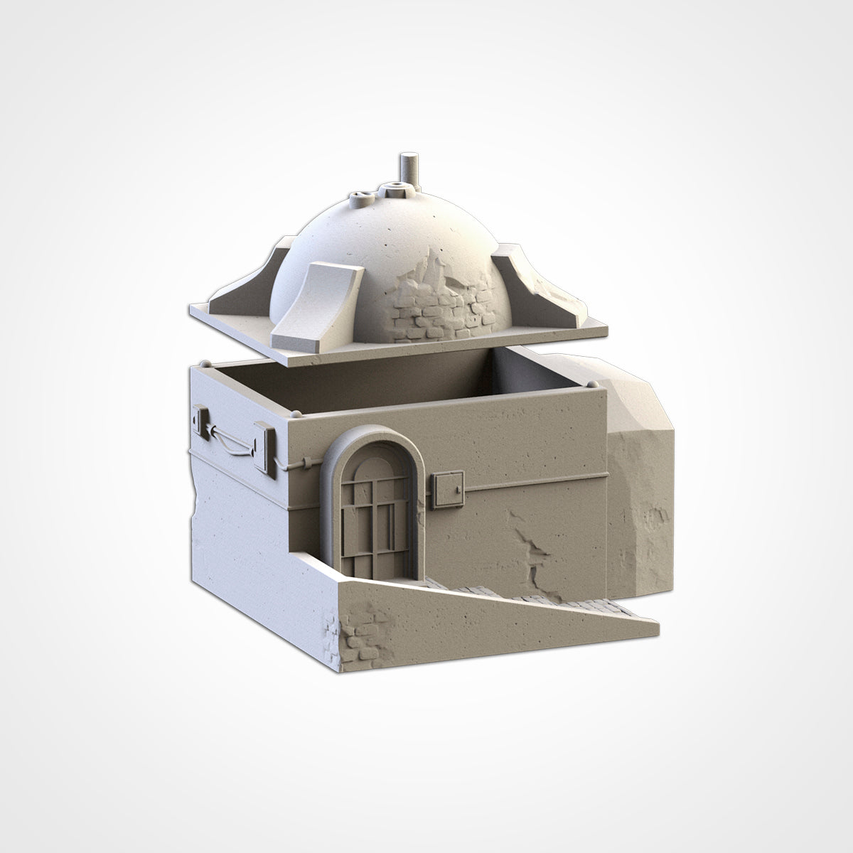 Desert Buildings – Modular Sci-Fi Outpost Set for 28–32mm Games