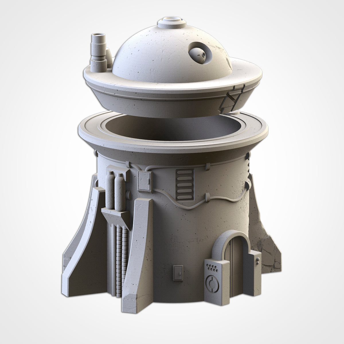 Desert Buildings – Modular Sci-Fi Outpost Set for 28–32mm Games