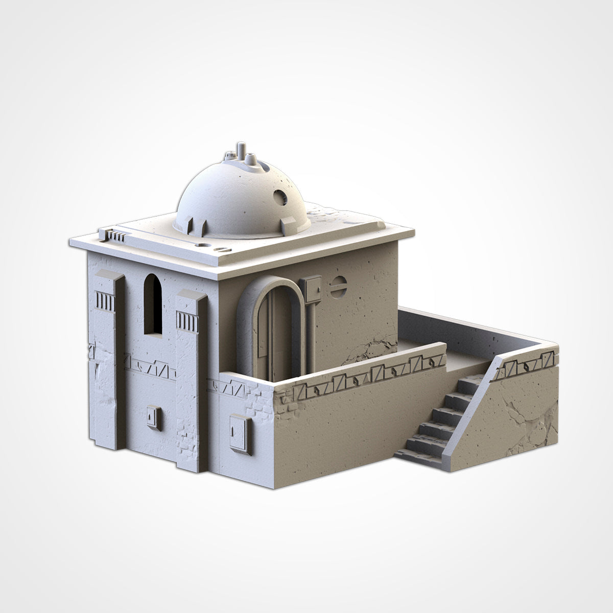 Desert Buildings – Modular Sci-Fi Outpost Set for 28–32mm Games