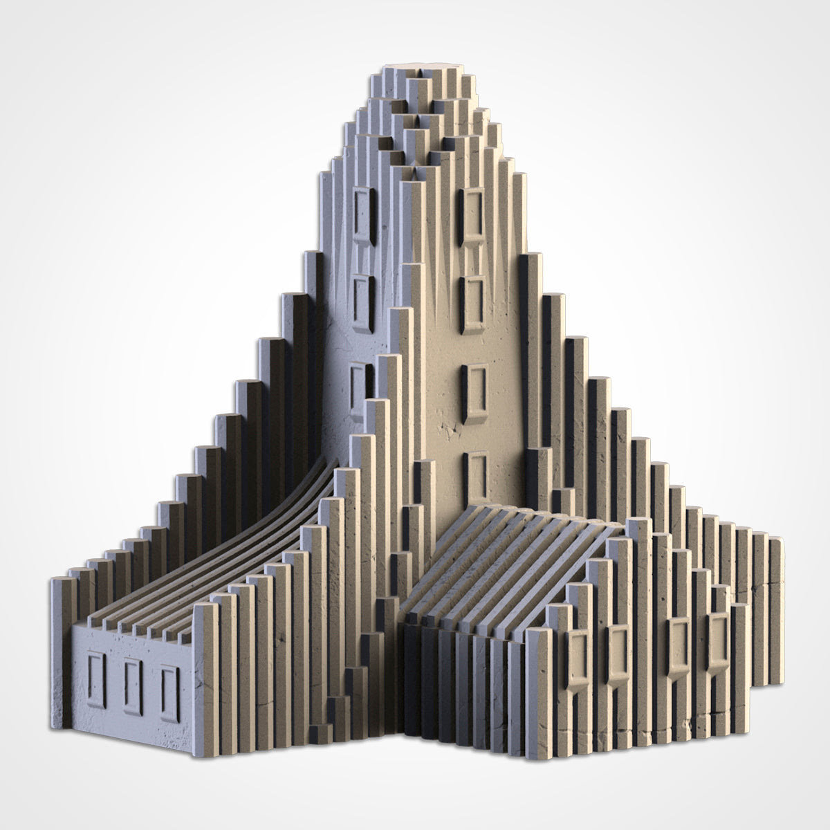 Cult Buildings – Brutalist Modular Terrain for 28–32mm Games