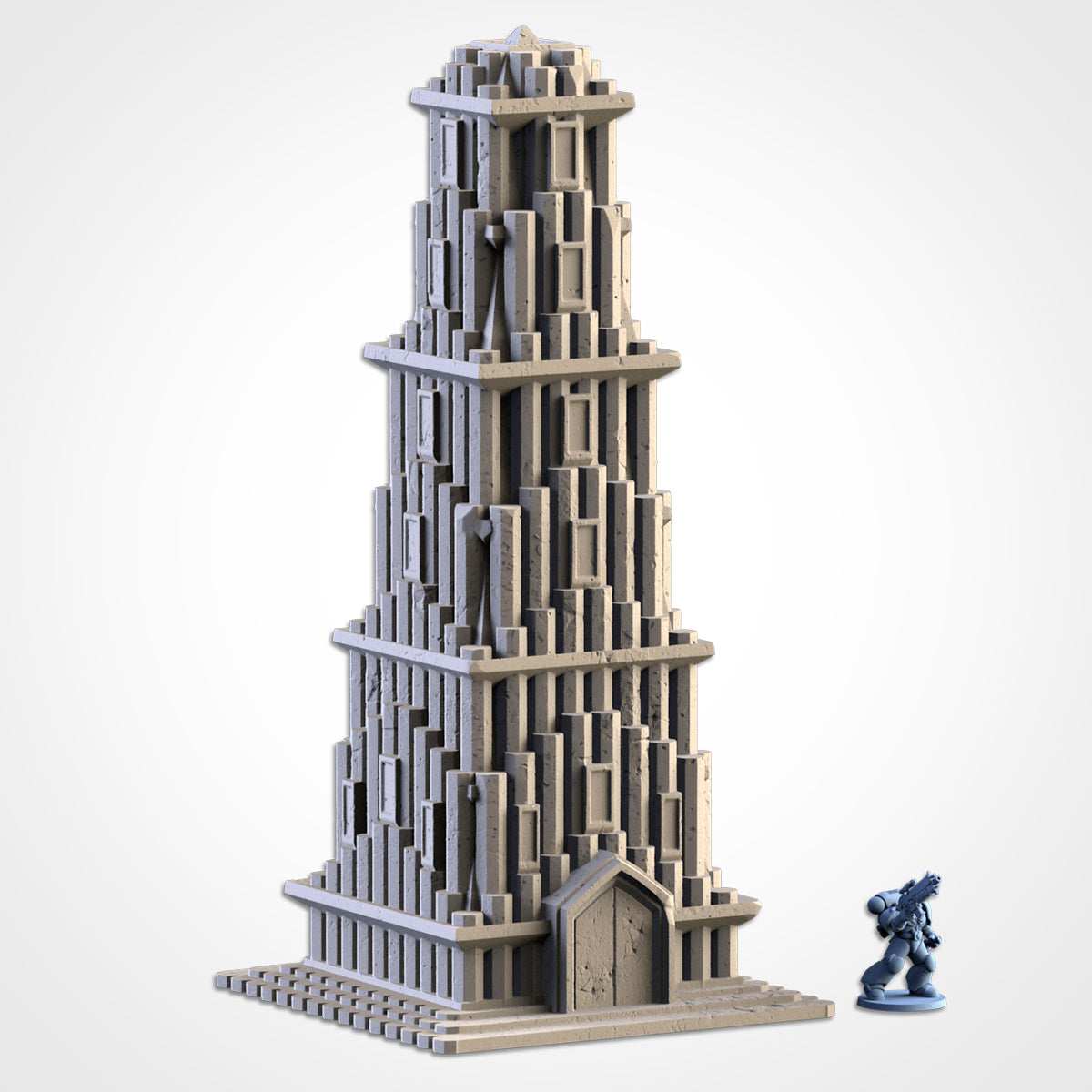 Cult Buildings – Brutalist Modular Terrain for 28–32mm Games
