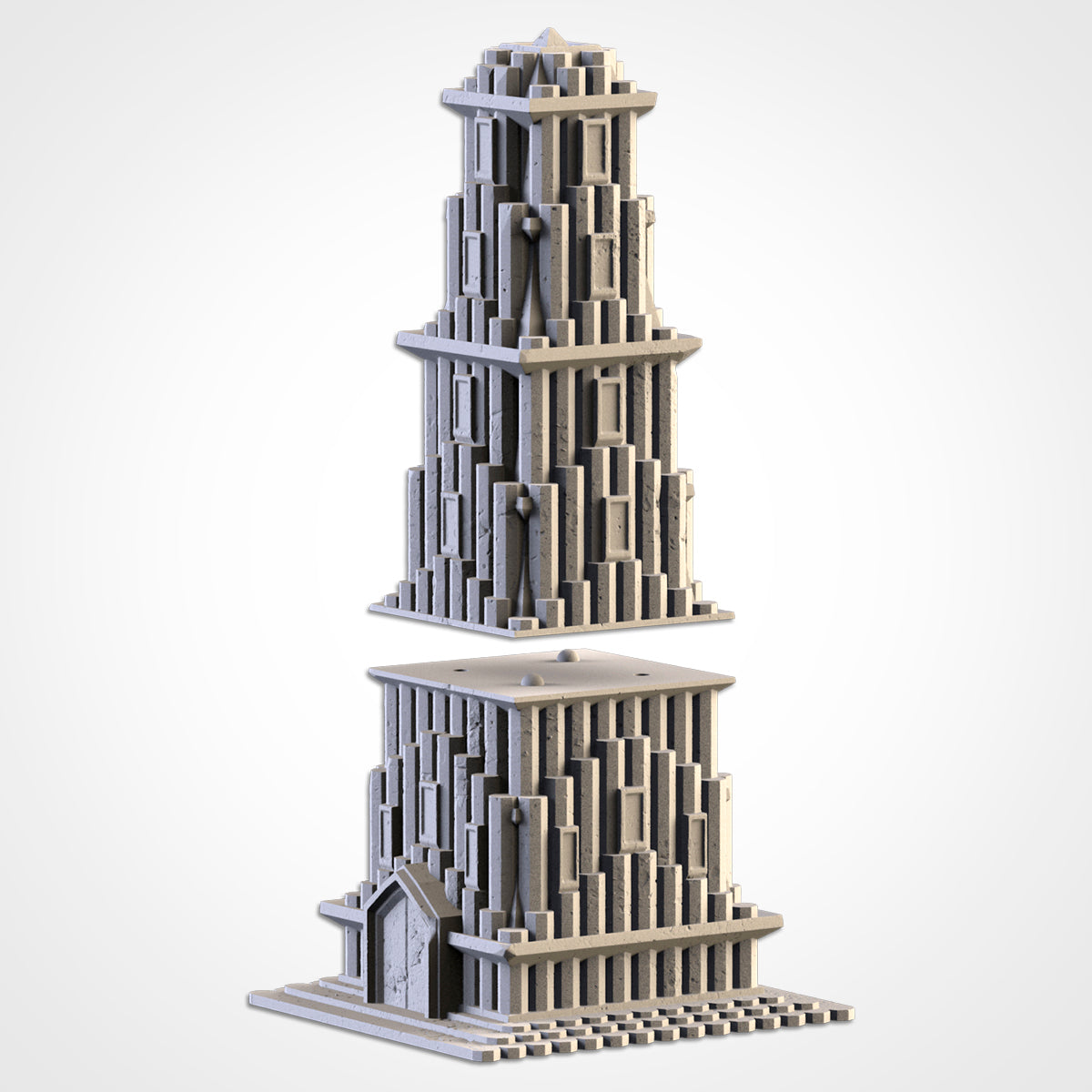 Cult Buildings – Brutalist Modular Terrain for 28–32mm Games