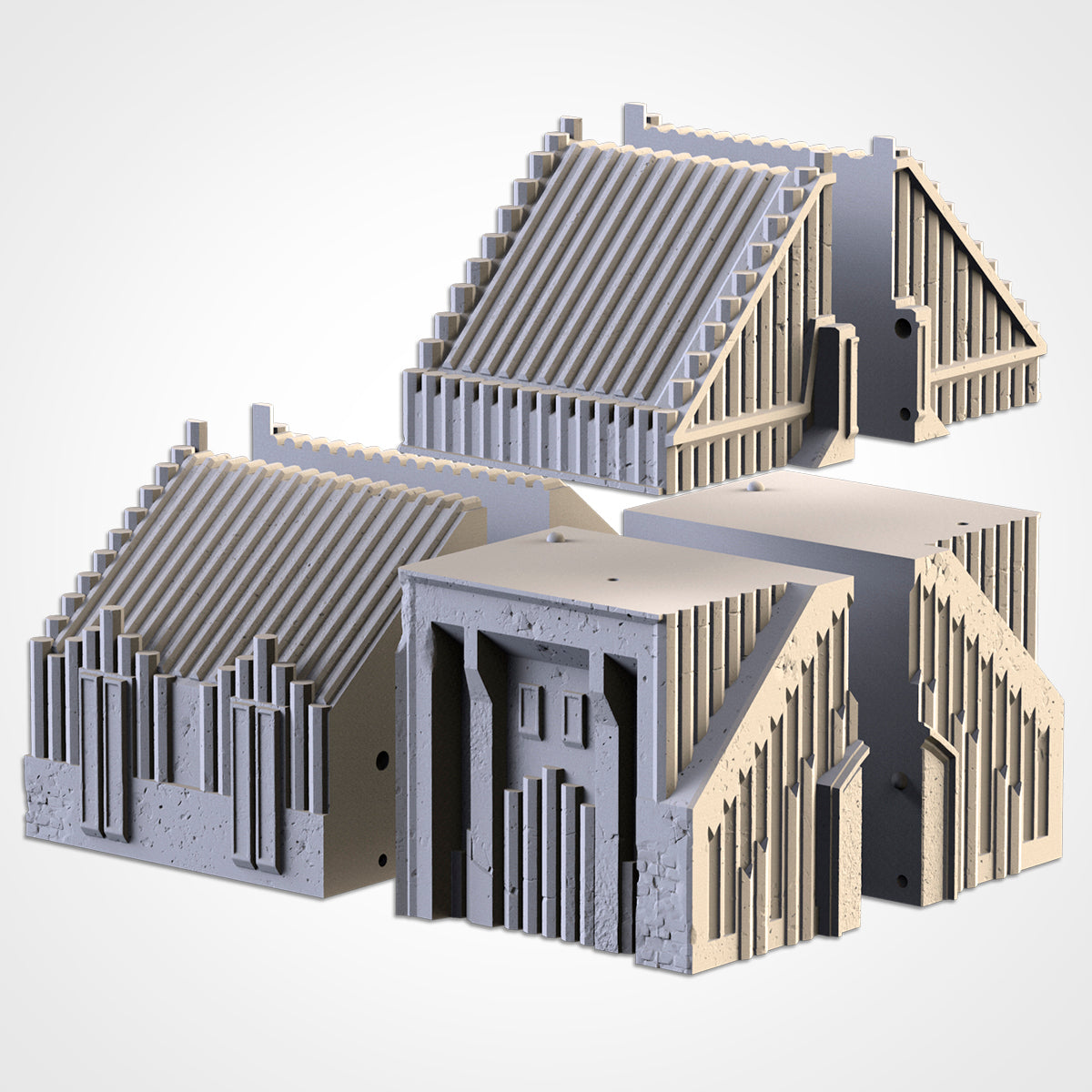 Cult Buildings – Brutalist Modular Terrain for 28–32mm Games