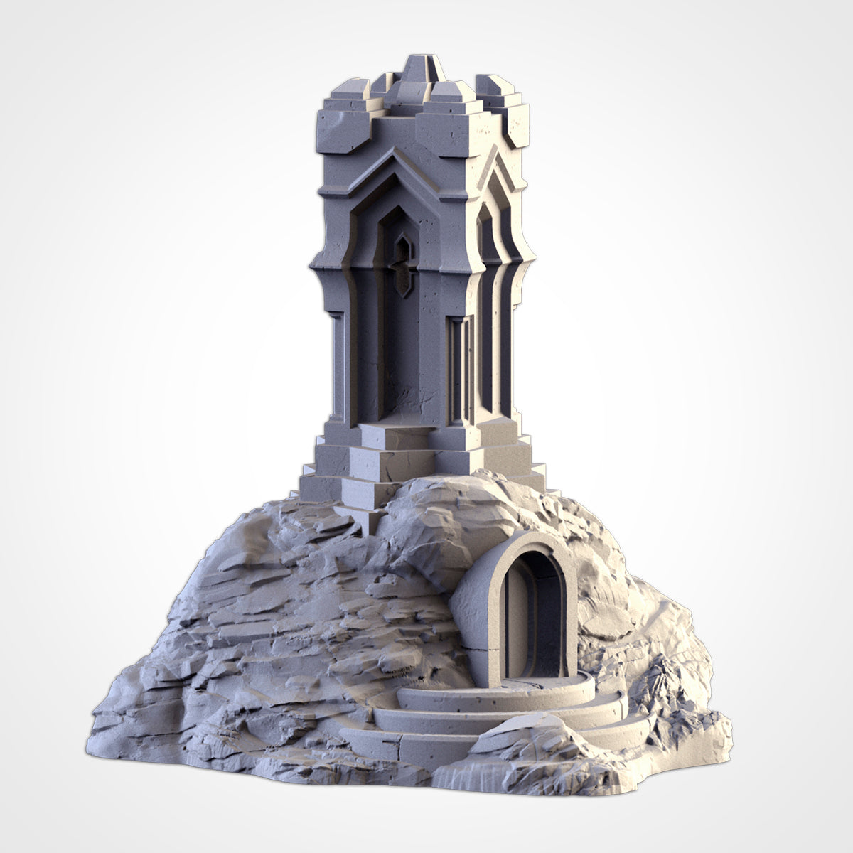 Dwarven Village – Ancestral Halls and Mountain Entrances for 28–32mm Games