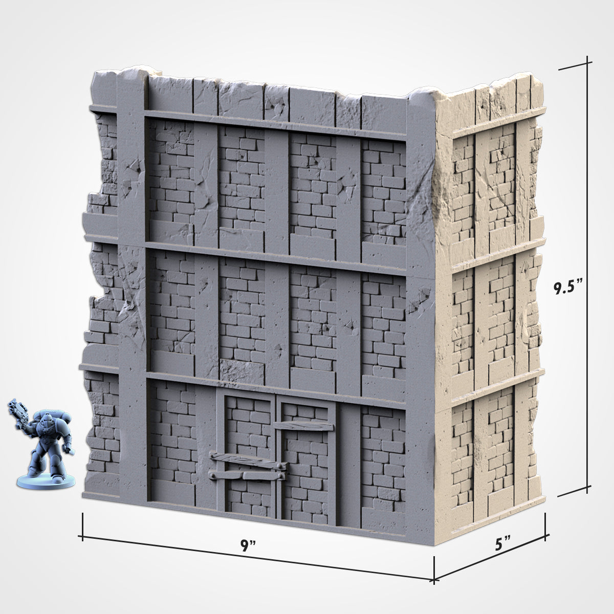 WTC City Ruins Set – Static Tournament Terrain for 28–32mm Games