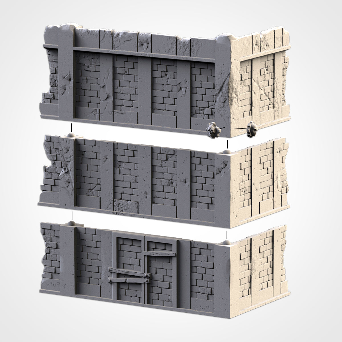 WTC City Ruins Set – Static Tournament Terrain for 28–32mm Games
