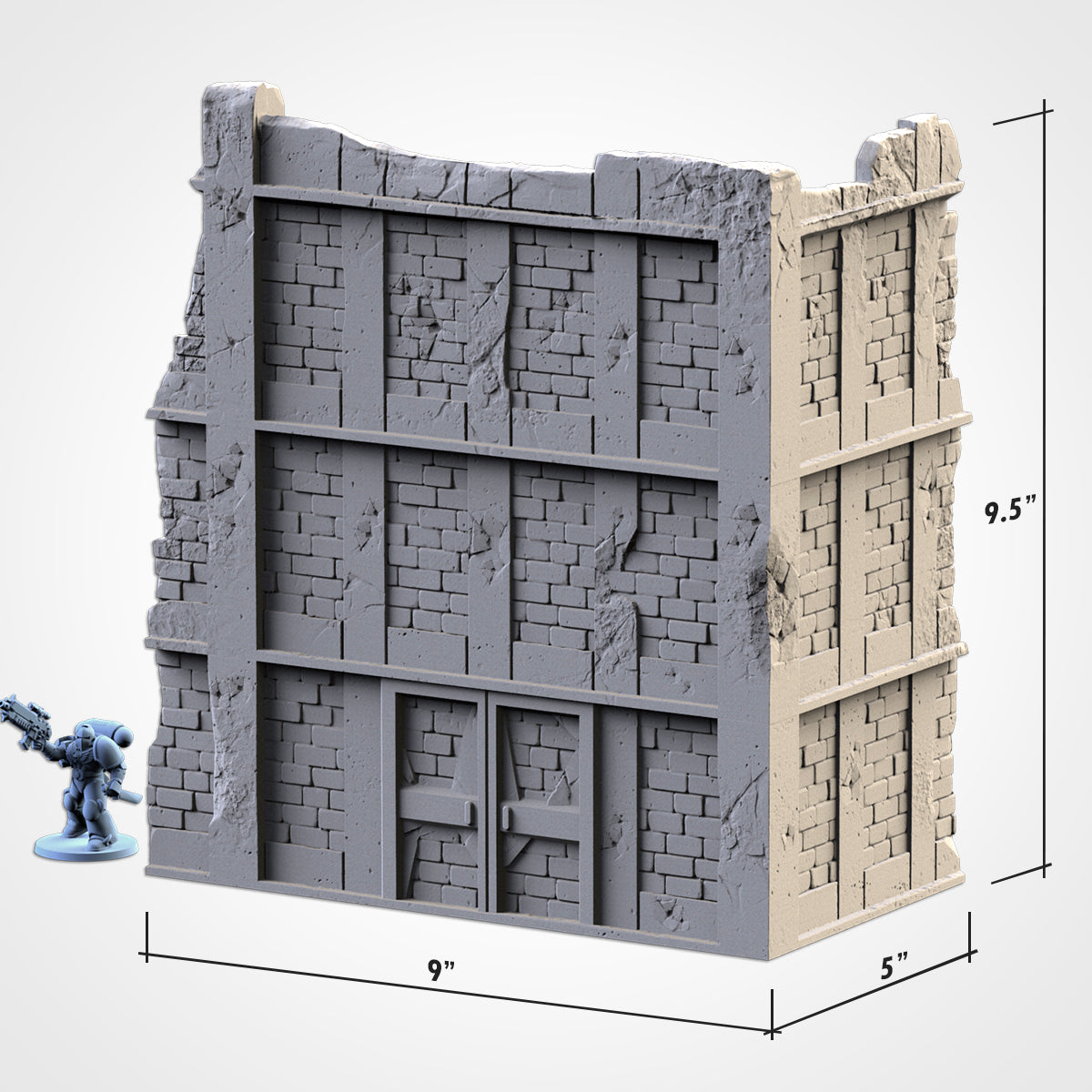 WTC City Ruins Set – Static Tournament Terrain for 28–32mm Games