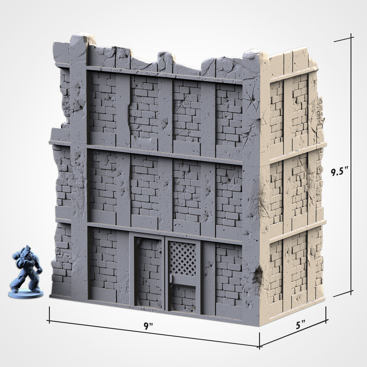 WTC City Ruins Set – Static Tournament Terrain for 28–32mm Games
