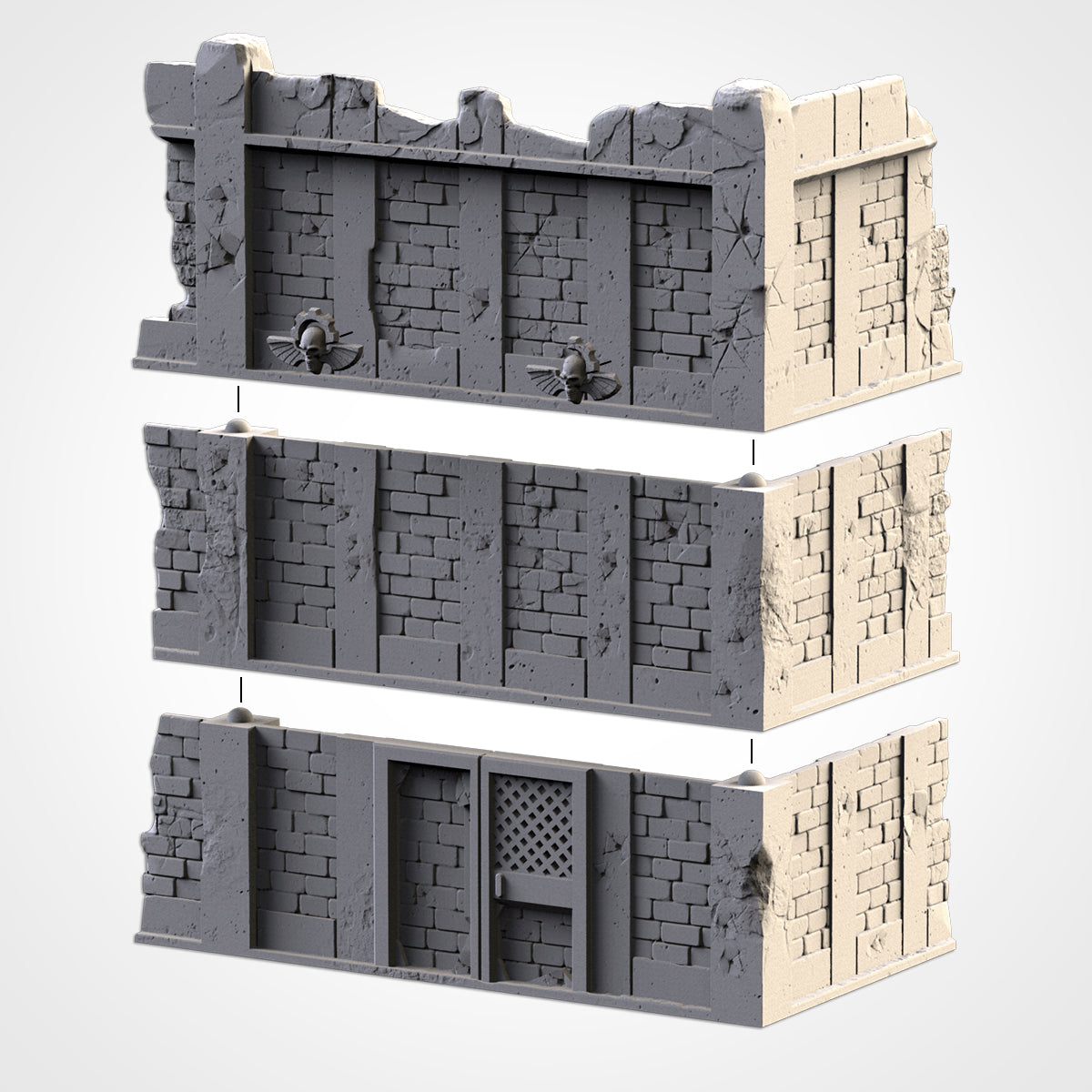WTC City Ruins Set – Static Tournament Terrain for 28–32mm Games