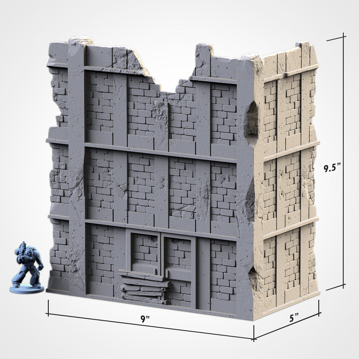 WTC City Ruins Set – Static Tournament Terrain for 28–32mm Games