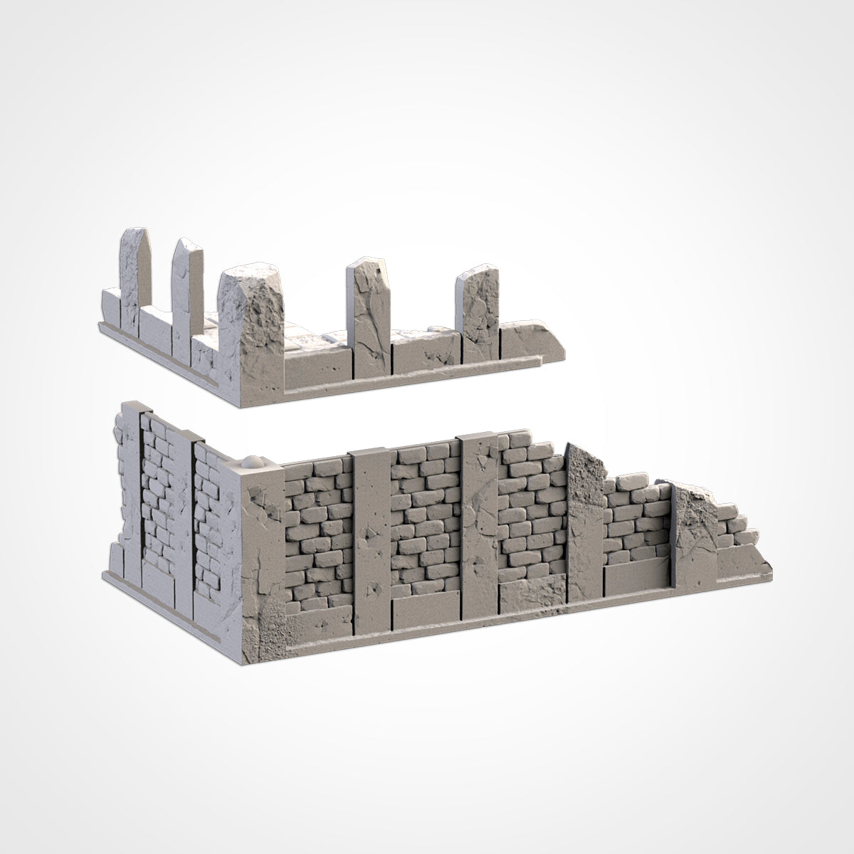 WTC City Ruins Set – Static Tournament Terrain for 28–32mm Games
