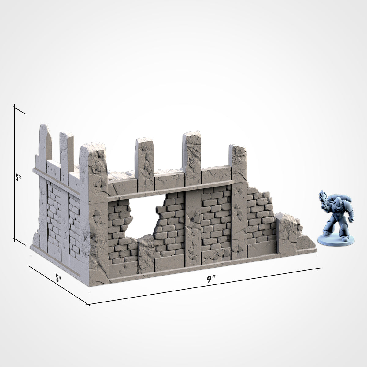 WTC City Ruins Set – Static Tournament Terrain for 28–32mm Games