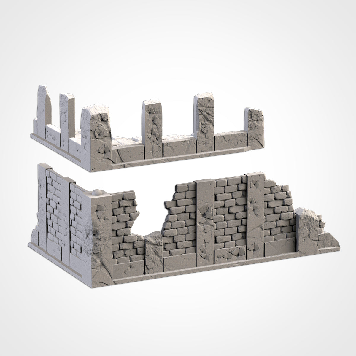 WTC City Ruins Set – Static Tournament Terrain for 28–32mm Games