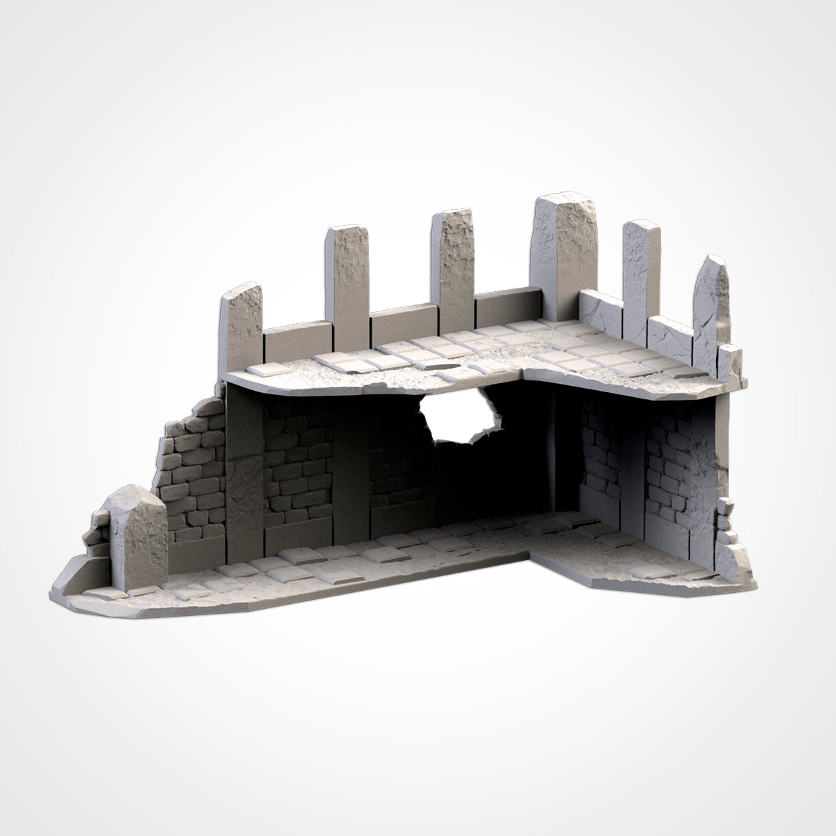 WTC City Ruins Set – Static Tournament Terrain for 28–32mm Games
