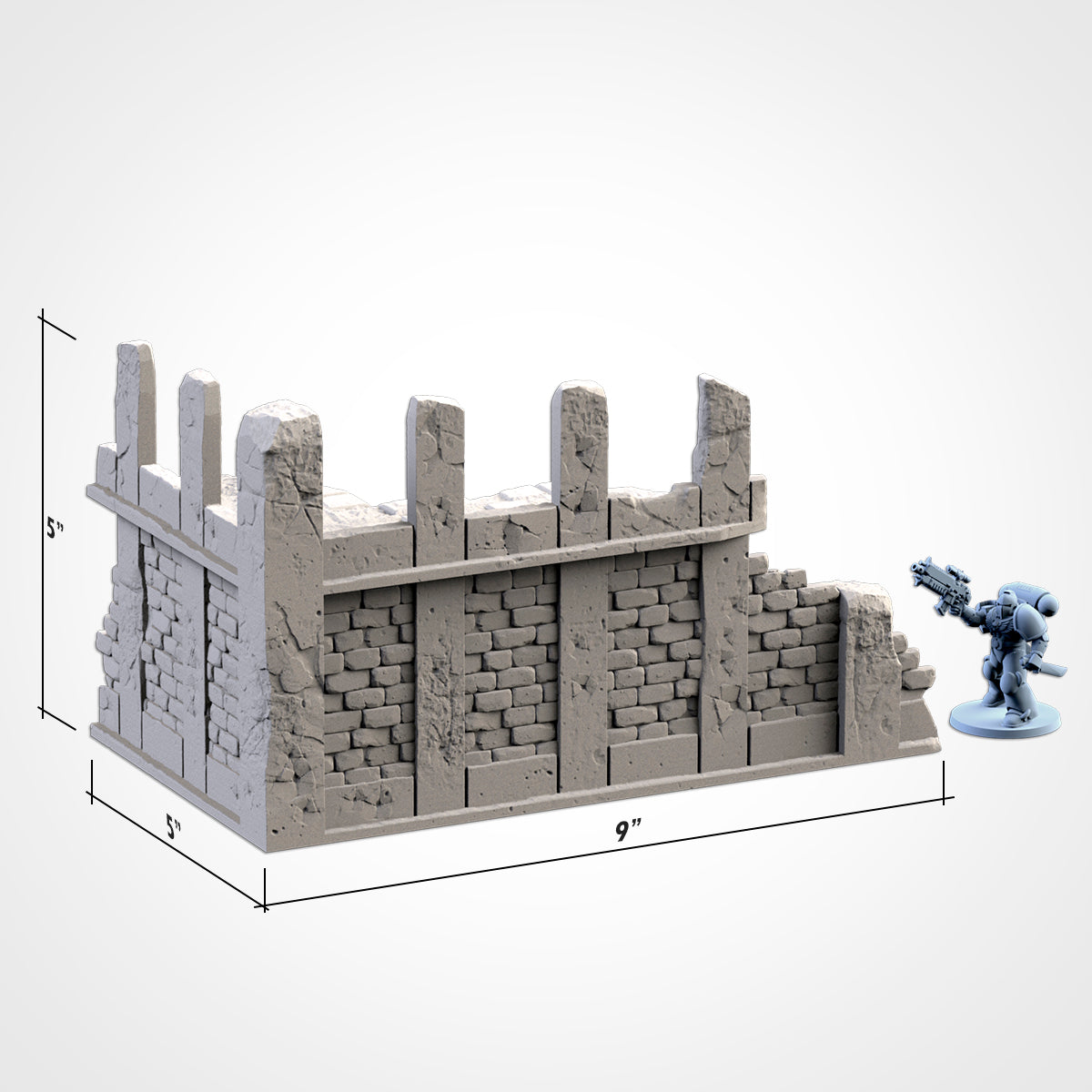 WTC City Ruins Set – Static Tournament Terrain for 28–32mm Games