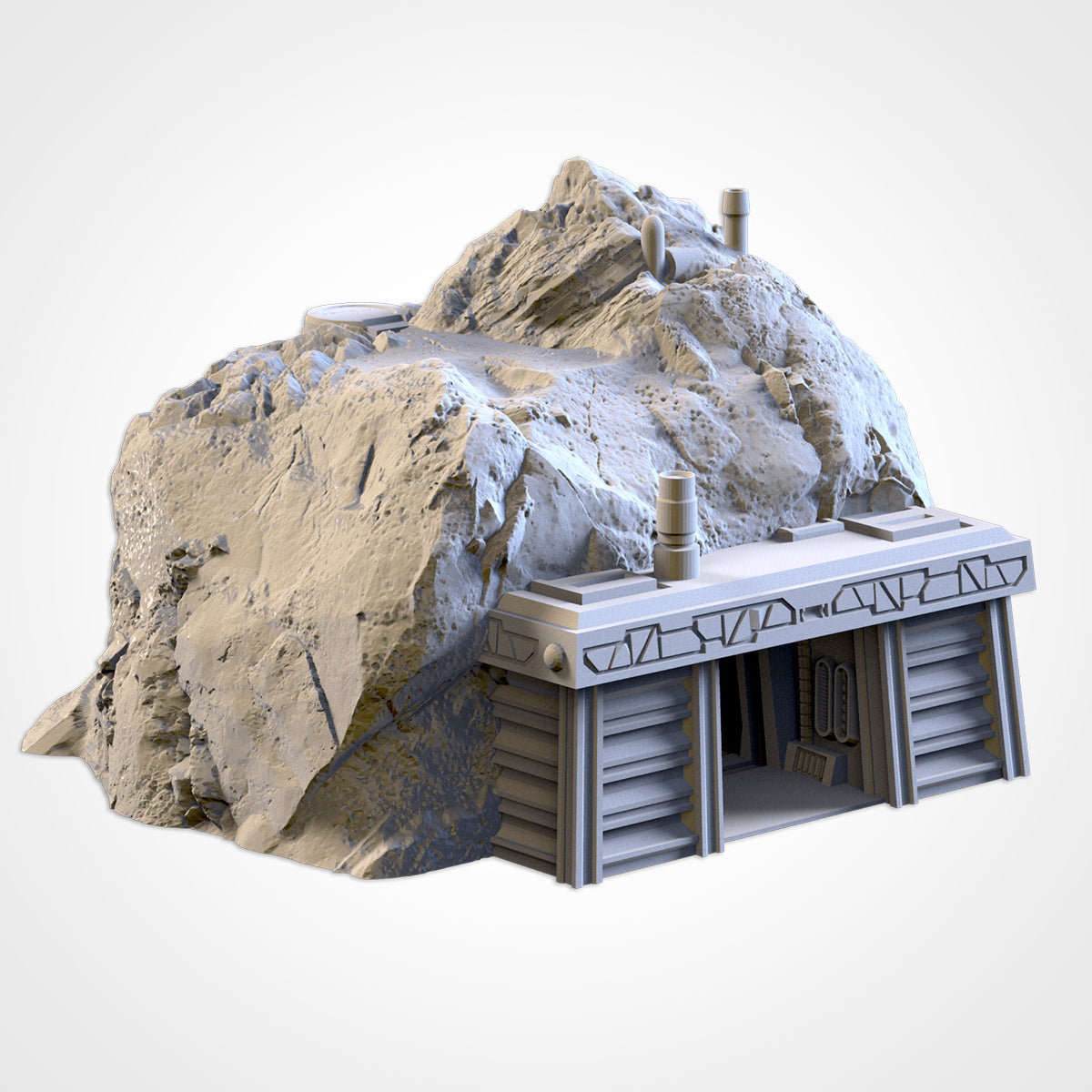 Modular Bunkers – 3D Printed Sci-Fi Terrain for 28–32mm Games
