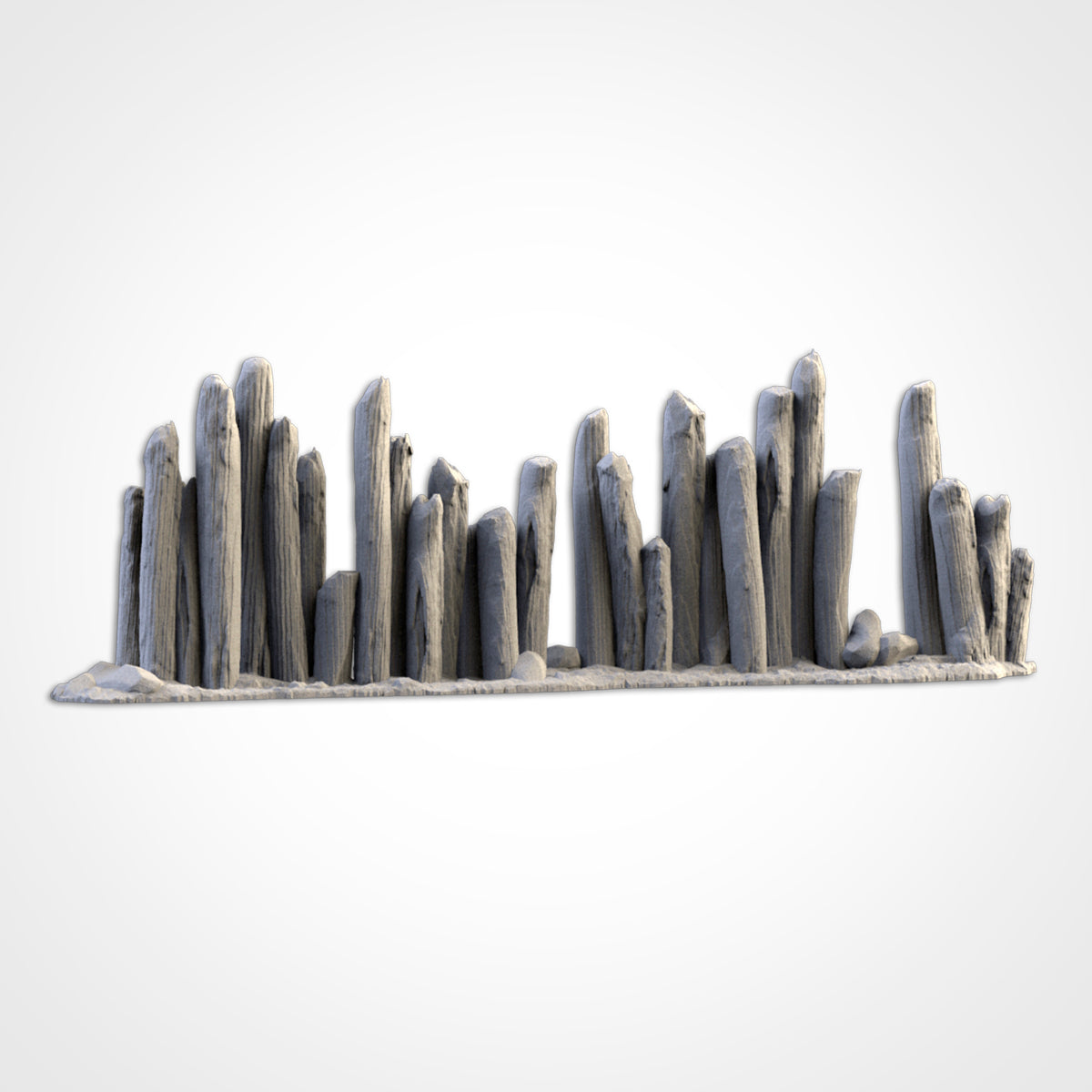 Wooden Fences and Stakes – Defensive Scatter Terrain for 28–32mm Games