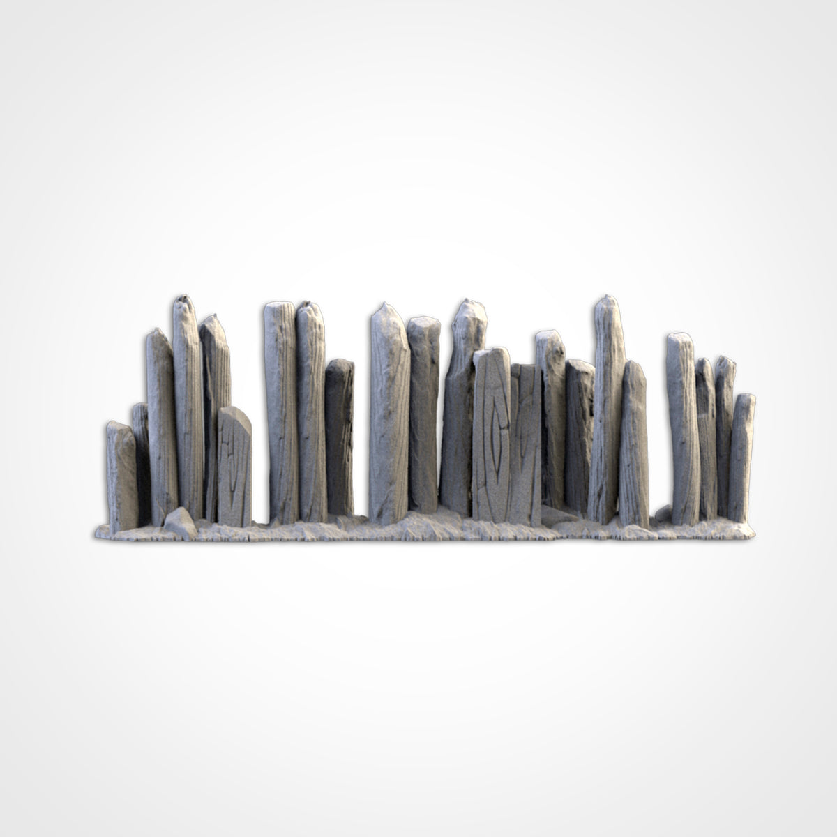 Wooden Fences and Stakes – Defensive Scatter Terrain for 28–32mm Games