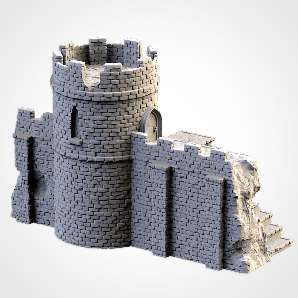 Ruined Castle – Modular Fortress Terrain for 28–32mm Games