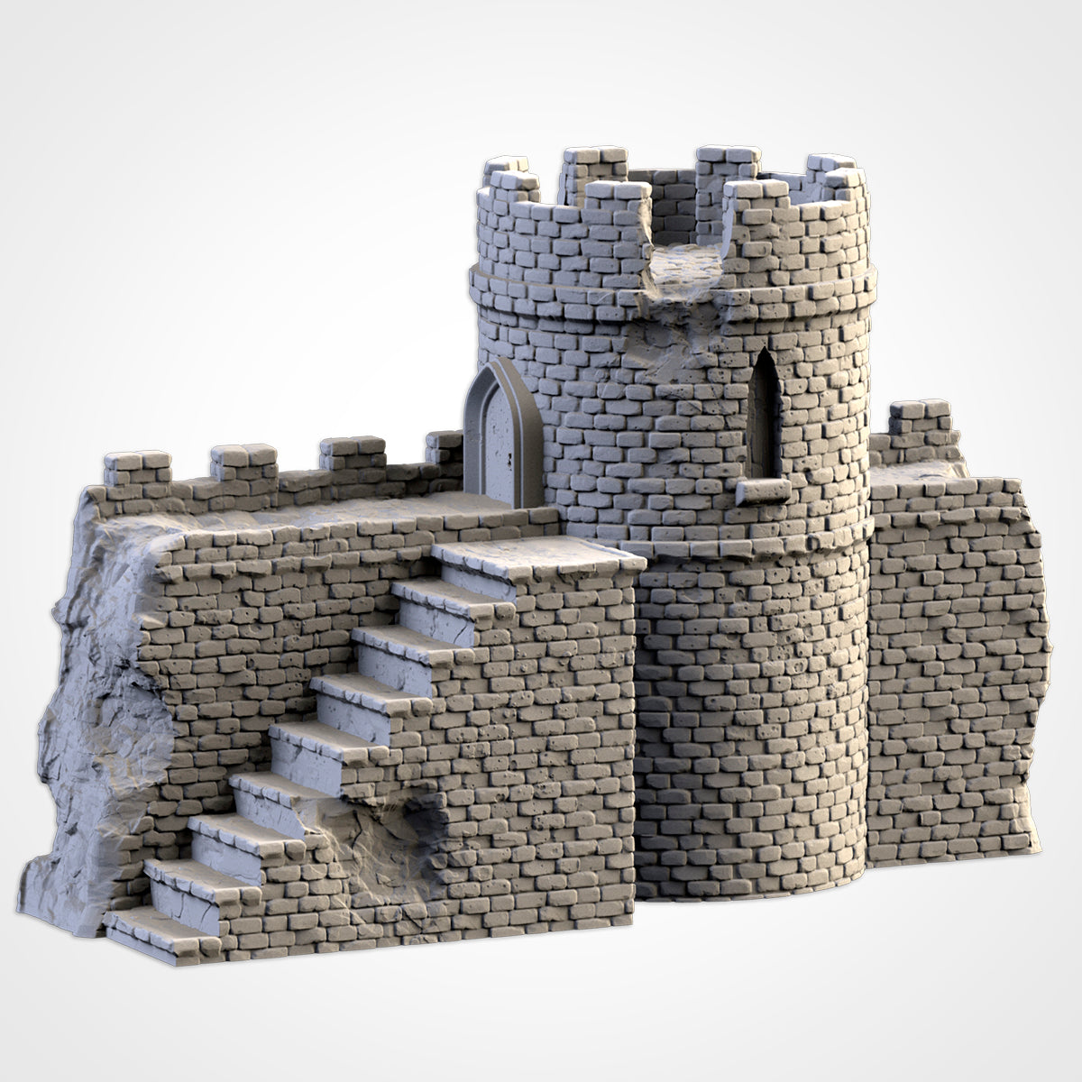 Ruined Castle – Modular Fortress Terrain for 28–32mm Games