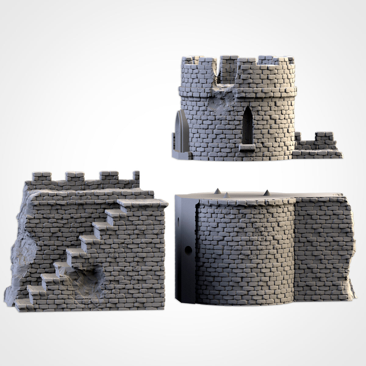 Ruined Castle – Modular Fortress Terrain for 28–32mm Games