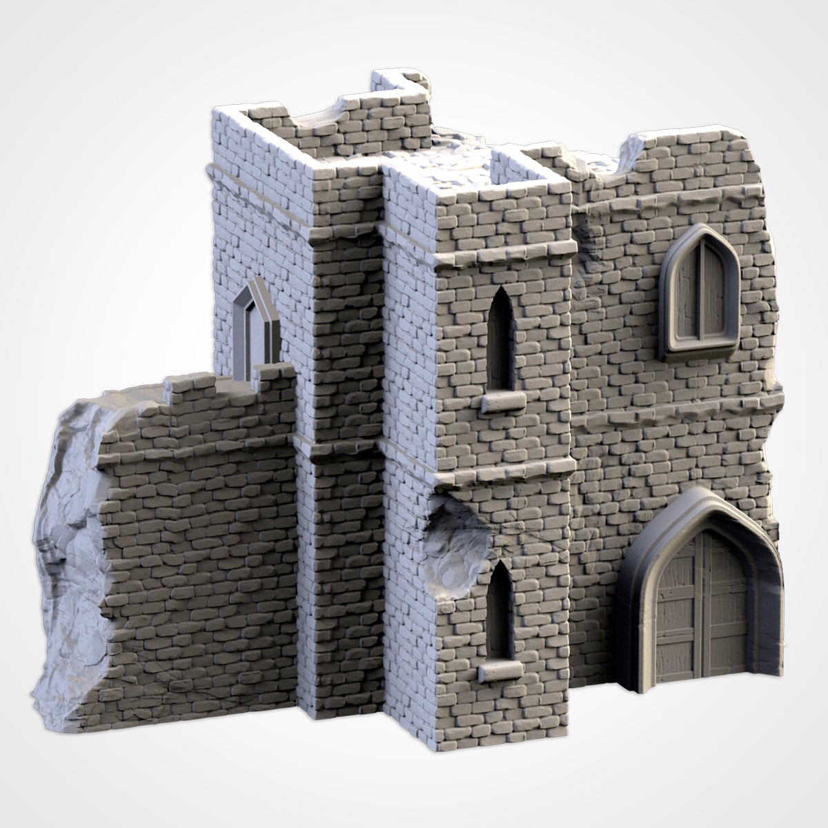 Ruined Castle – Modular Fortress Terrain for 28–32mm Games