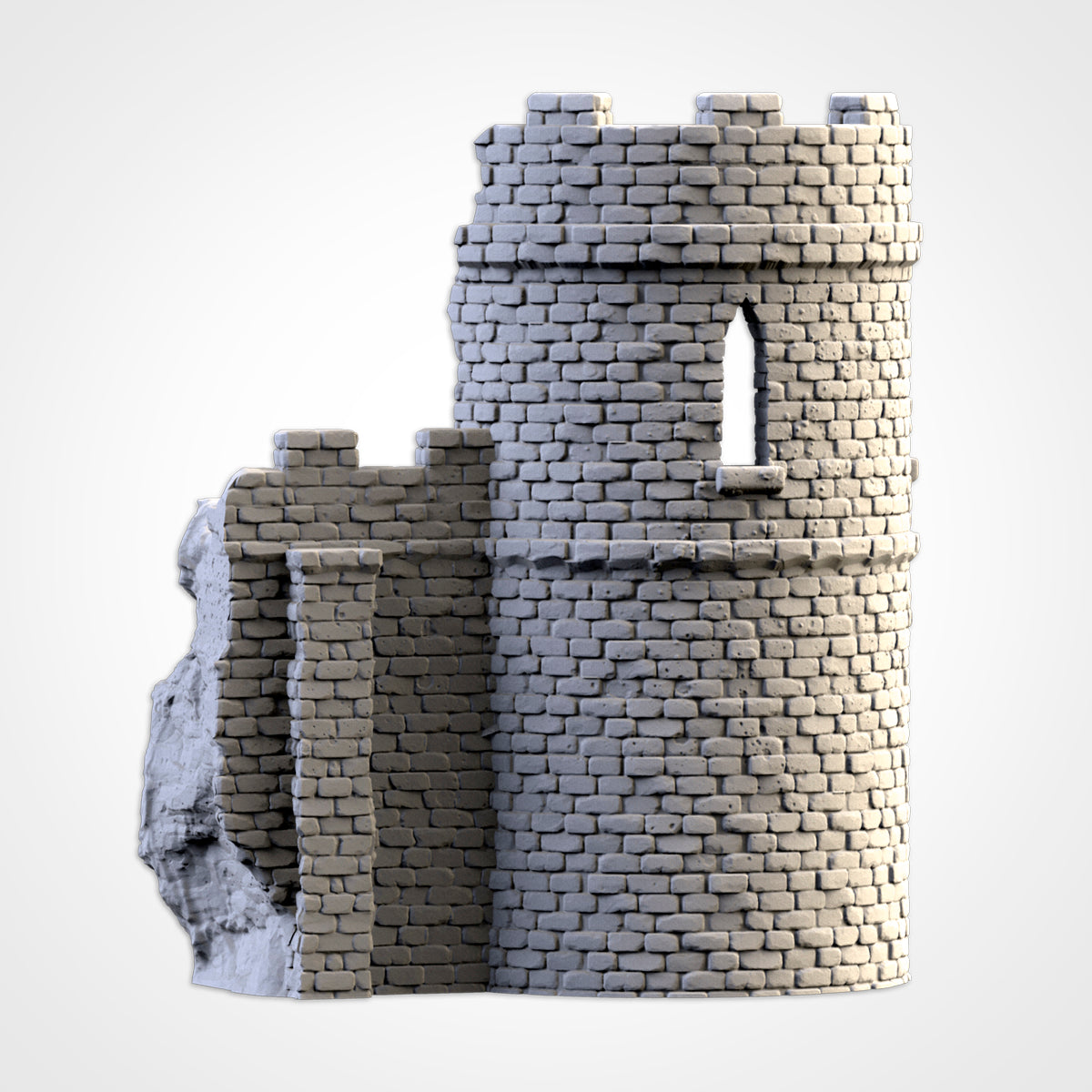 Ruined Castle – Modular Fortress Terrain for 28–32mm Games