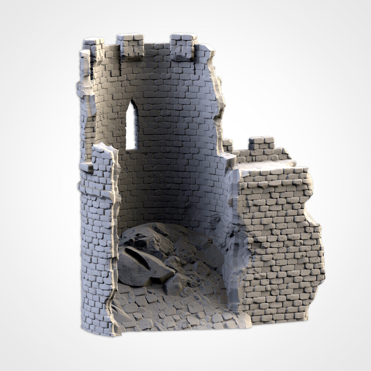 Ruined Castle – Modular Fortress Terrain for 28–32mm Games